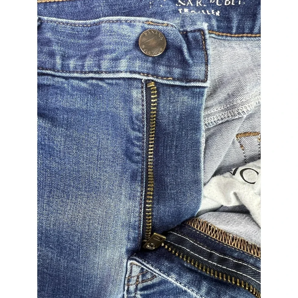 Banana Republic Jeans Mens Blue‎ Slim Traveler Rinse Tapered Stretch Fits 31x32